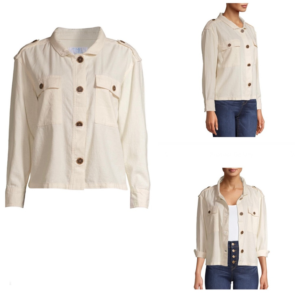 New With Tags Linen Jacket